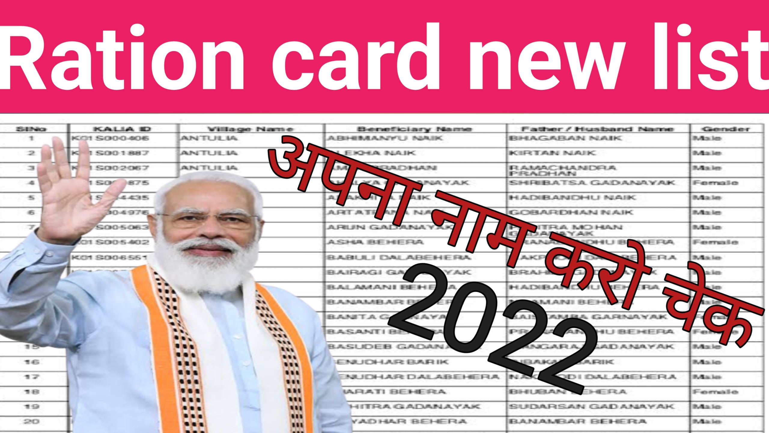 Ration Card ki New list huyi jare 2022: राशन कार्ड की नई लिस्ट में देखे अपना नाम